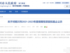 国华宜君5万千瓦世纪新能源网项目废止